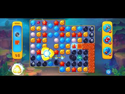 Fishdom level 10991 no boosters フィッシュダム ノーマル