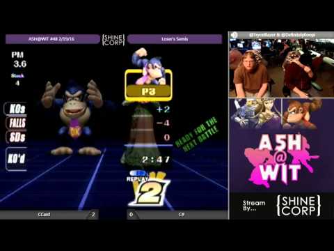 CCard (DK) vs C# (Zelda) - ASH@WIT #48 PM Loser's Semis
