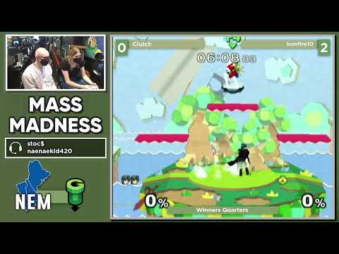 Mass Madness 38 SSBM - Clutch (Marth) vs. bonfire10 (Sheik) - Melee WQF