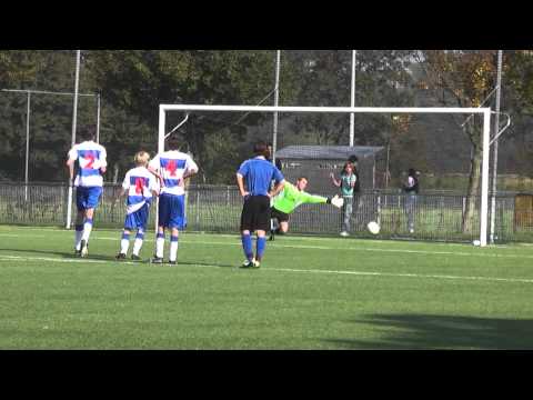 svDiemen C1 - Ouderkerk C1 goal1 Jeffrey videowall 2-10-2011