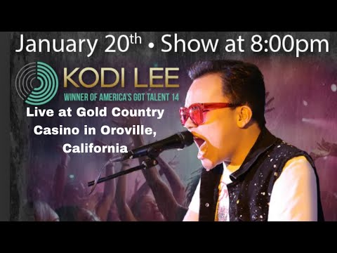 Kodi Lee - Sign of the Times - Live at Gold Country Casino in Oroville California January 20,2024