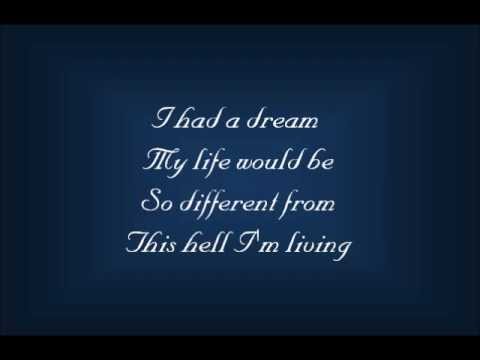 I Dreamed a Dream Lyrics - 25th Anniversary Concert