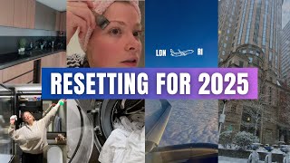 2025 Reset: deep clean, organise & travel home with me