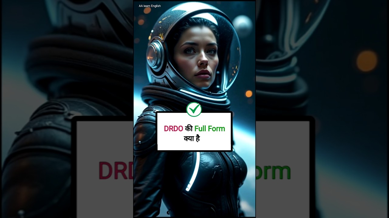 What is the Full Form of DRDO #facts #fullform #drdo #science #knowledge #technology #gk #mindblown