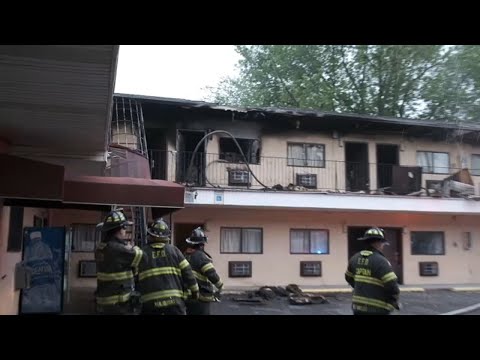Guests displaced after fire breaks out at motel in New Jersey
