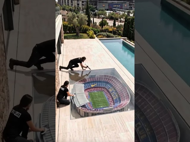 Vídeo relacionado con Licensed Décor Adhesivo de pared de vinilo del FC Barcelona, tamaño mediano, 100 cm de ancho x 60 cm de alto, estadio 1