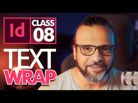 InDesign Text Wrap اردو हिंदी`