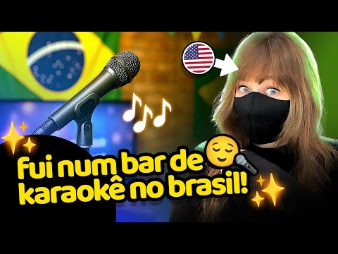 kiki react Brazil Karaoke Bar! Singing, Dancing, AND Fun! the vibes were amazing inside, muito bom 🌗