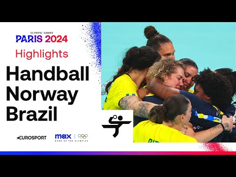 Norway vs Brazil Women's Handball Quarter-Final Highlights | #Paris2024 #Olympics
