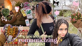 ☆ why YOU should start ROMANTICIZING your life 🎀♡ shopping ,selfcare ,thrifting ,journaling! ୨୧