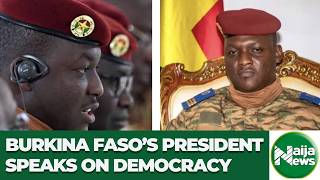 Ibrahim Traoré Sparks Debate With Comments On Democracy And Governance | Naija News TV