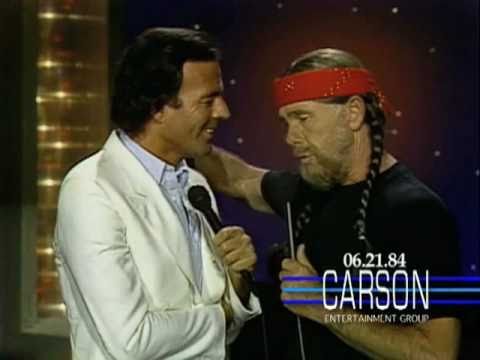 Julio Iglesias & Johnny Carson Sing "To All the Girls I Loved Before" on Tonight Show, 1984