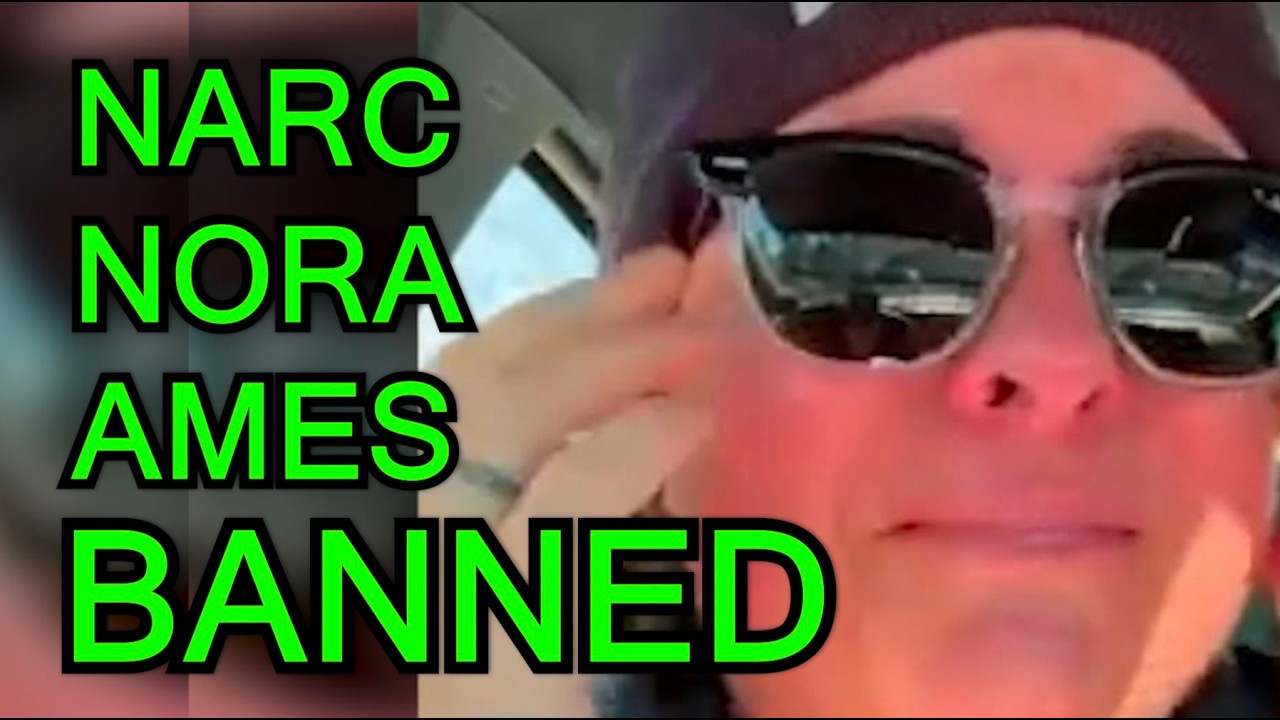 YOUTUBE BANS NUTCASE NORA AMES!