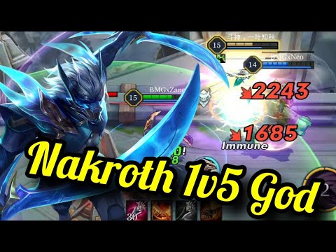 THIS DAMAGE IS CRAZY | Nakroth | Conqueror | Arena Of Valor / ROV / Liên Quân / 傳說對決 / 펜타스톰