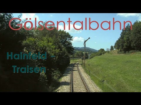 Führerstandsmitfahrt Gölsentalbahn Hainfeld - Traisen [HD] - Cab Ride ÖBB 5047