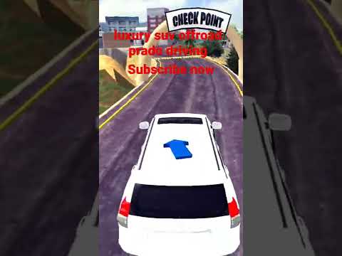 luxury suv offroad prado driving