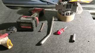 How to change alternator Chevy express
