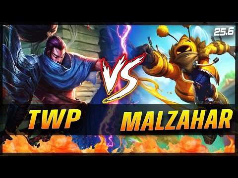 TheWanderingPro - Yasuo vs Malzahar MID Patch 25.6 - Grandmaster Yasuo Gameplay