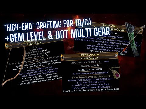 [PoE 3.20] How to Craft Endgame Gear for Toxic Rain or Caustic Arrow