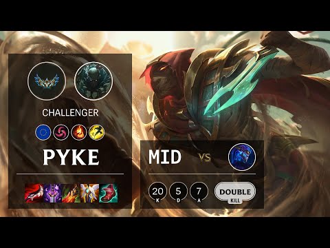 Pyke Mid vs Aurelion Sol - EUW Challenger Patch 12.4