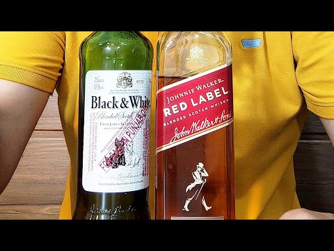 Johnnie Walker Red Label Vs Black & White Scotch Whisky