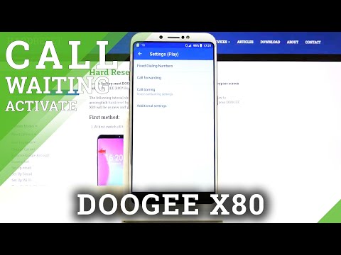 How to Enable Call Waiting on DOOGEE X80 -  Display Number When Receiving Another Call