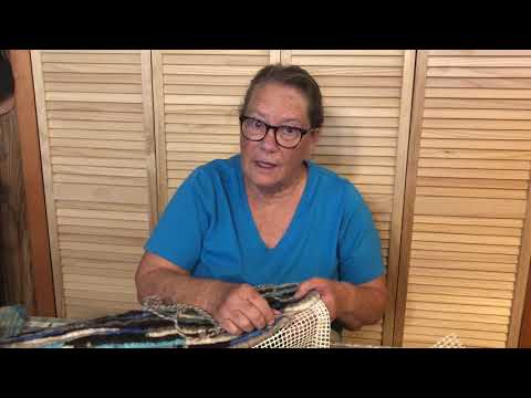 Dyers Wool Locker Hooking Demo