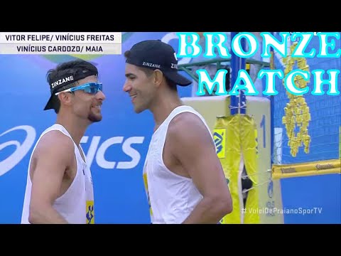 VINICIUS/VITOR F vs MAIA/VINICIUS Circuito Brasileiro de Vôlei de Praia OPEN 7 Etapa DISPUTA 3 LUGAR
