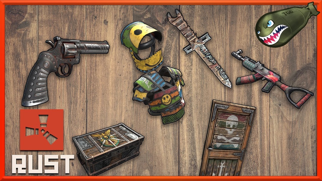 Rust Skins | Defender Door & Box, Metalhead Python, Peacemaker Set #78 (Rust Skin Preview)