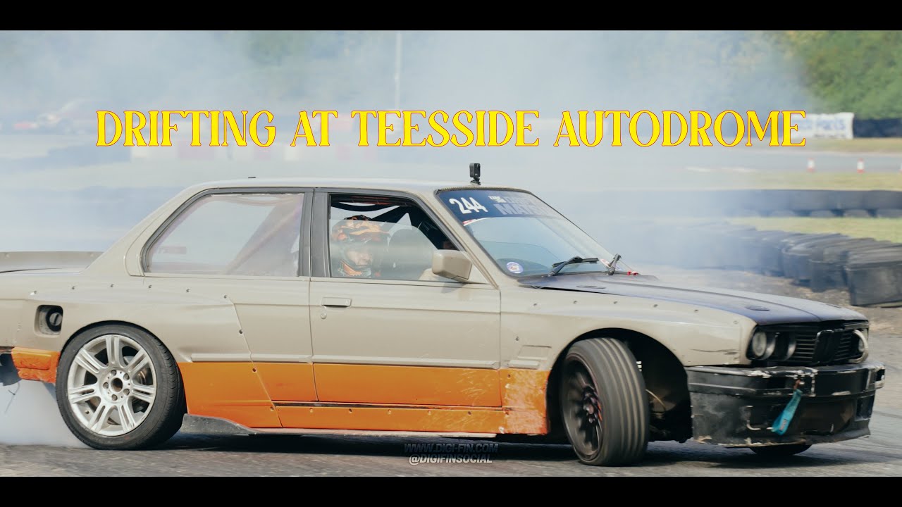 Drifting at Teesside Autodrome 4K