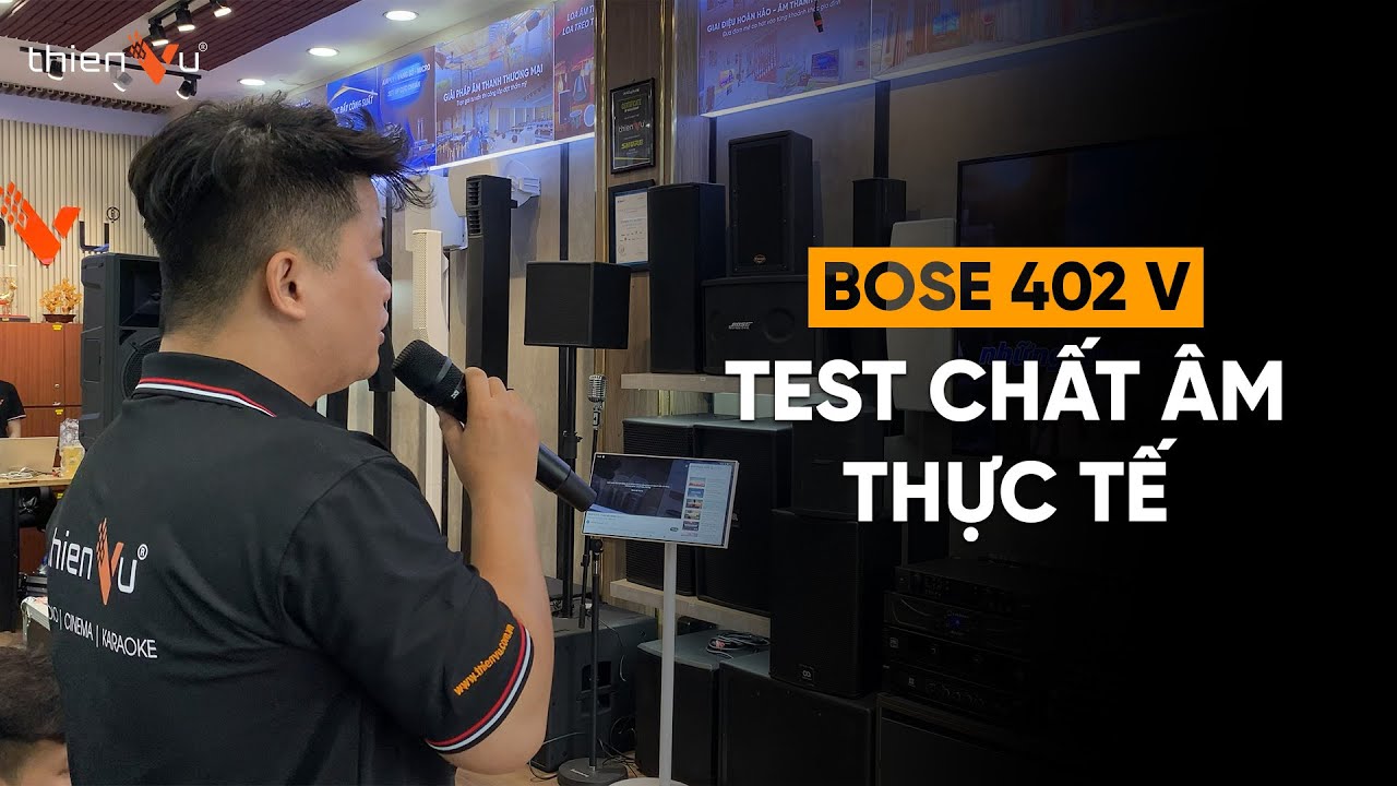 Dàn Karaoke Bose 402 Series 5 TVA022025 - Video