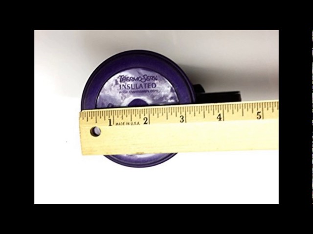 Vídeo relacionado con Two 12 oz Insulated Coffee Mugs like the Classic Aladdin Mugs by Thermo Serv (blue) by ThermoServ