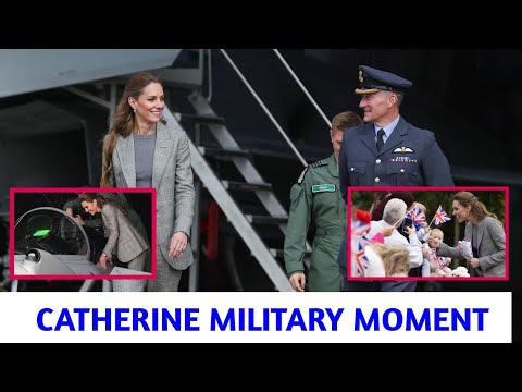 Princess of Wales Stuns at RAF Coningsby | Royal Family Military Moment