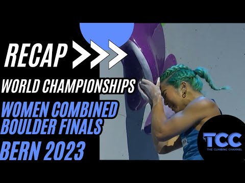 Women Combined Boulder Finals || BERN || IFSC World Championships 2023 1/2