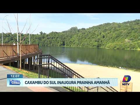 Nova prainha artificial reforça turismo e lazer em Caxambu do Sul
