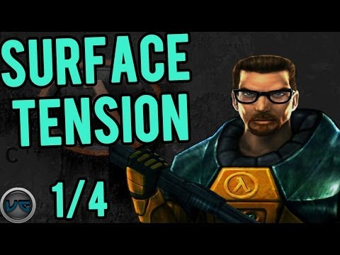 Half-Life Level 12 Surface Tension Walkthrough w/Commentary (Pt. 1/4)