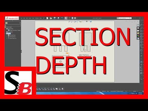 Solidworks Drawing - Section Depth