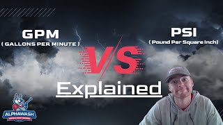 Difference in GPM and PSI for Pressure Washer⁉️ EXPLAINED❗️