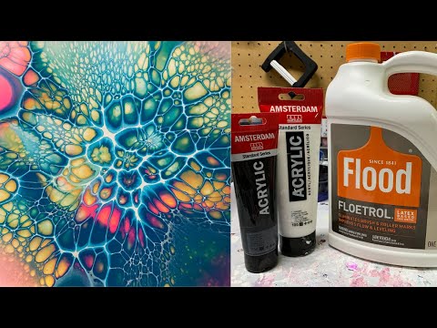 #91 MUST SEE - 2 Ingredient US Floetrol Cell Activator Tests | Acrylic Pour Painting | Fluid Art
