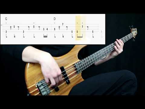 Dua Lipa - Don't Start Now (Bass Cover) (Play Along Tabs In Video)