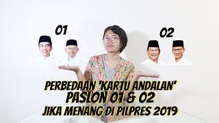 WOW TODAY: Perbedaan 'Kartu Andalan' Paslon 01 dan 02 jika Menang di Pilpres 2019