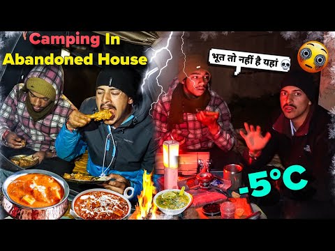 -5°C Cold Night Camping In Abandoned Hut In Forest | Camping In India| Unknown Dreamer 