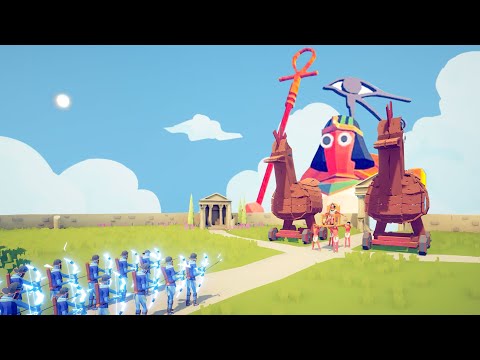 2X TROJAN CHICKEN + NILE QUEEN vs EVERY UNITS 🐔💥 | TABS - Totally Accurate Battle Simulator Gameplay