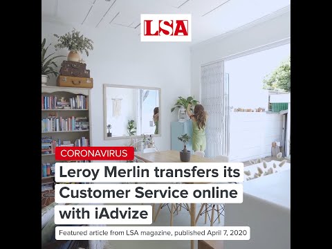 Why did Leroy Merlin use messaging to adapt to the COVID-19 crisis