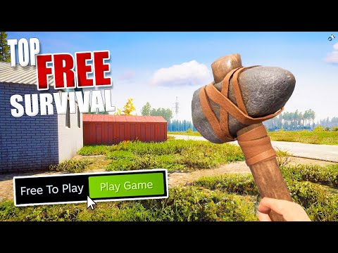 Top 10 FREE Open World Survival Games 2023 (NEW)