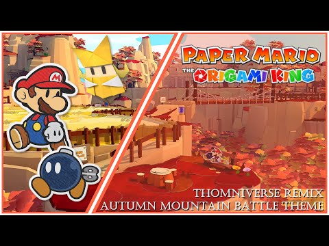 Paper Mario Origami King - Autumn Mountain Battle Theme Remix
