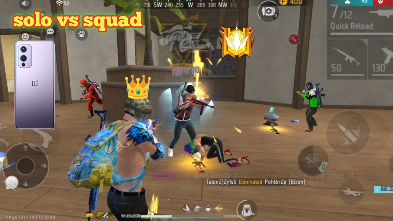 solo vs squad 🤯Op headshots peak 👑 barmuda ff-free fire
