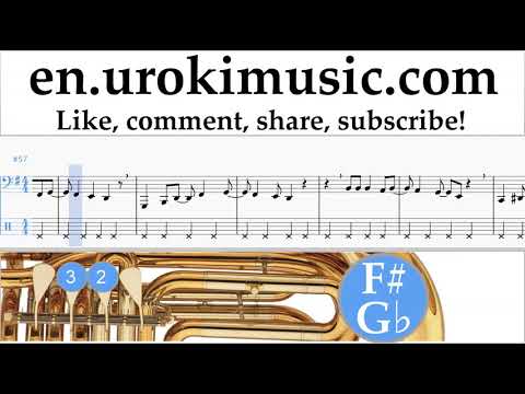How to Play Tuba Mariah Carey - All I Want For Christmas Is You Tabs Part#2 um-i352