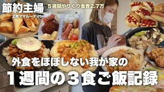 【節約ルーティン】給料日前の節約強化週！１週間の節約ご飯記録！先月の結果発表。