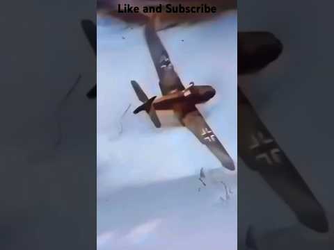 P-51 Shooting Down BF-109!!! #history #education #ww2